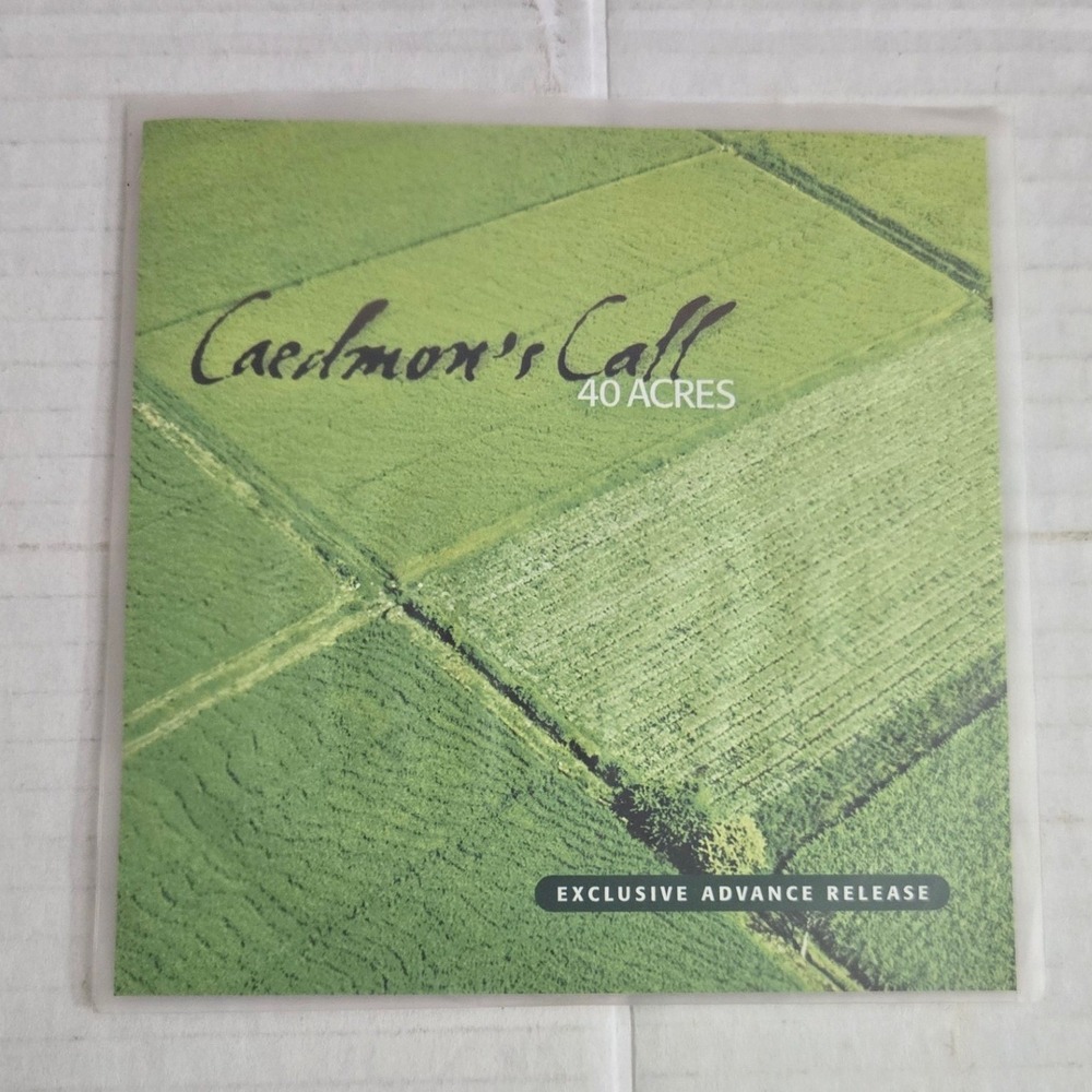 Caedmon's Call 40 Acres CD Advance Promo 1999 Essential Records Folk Rock USA